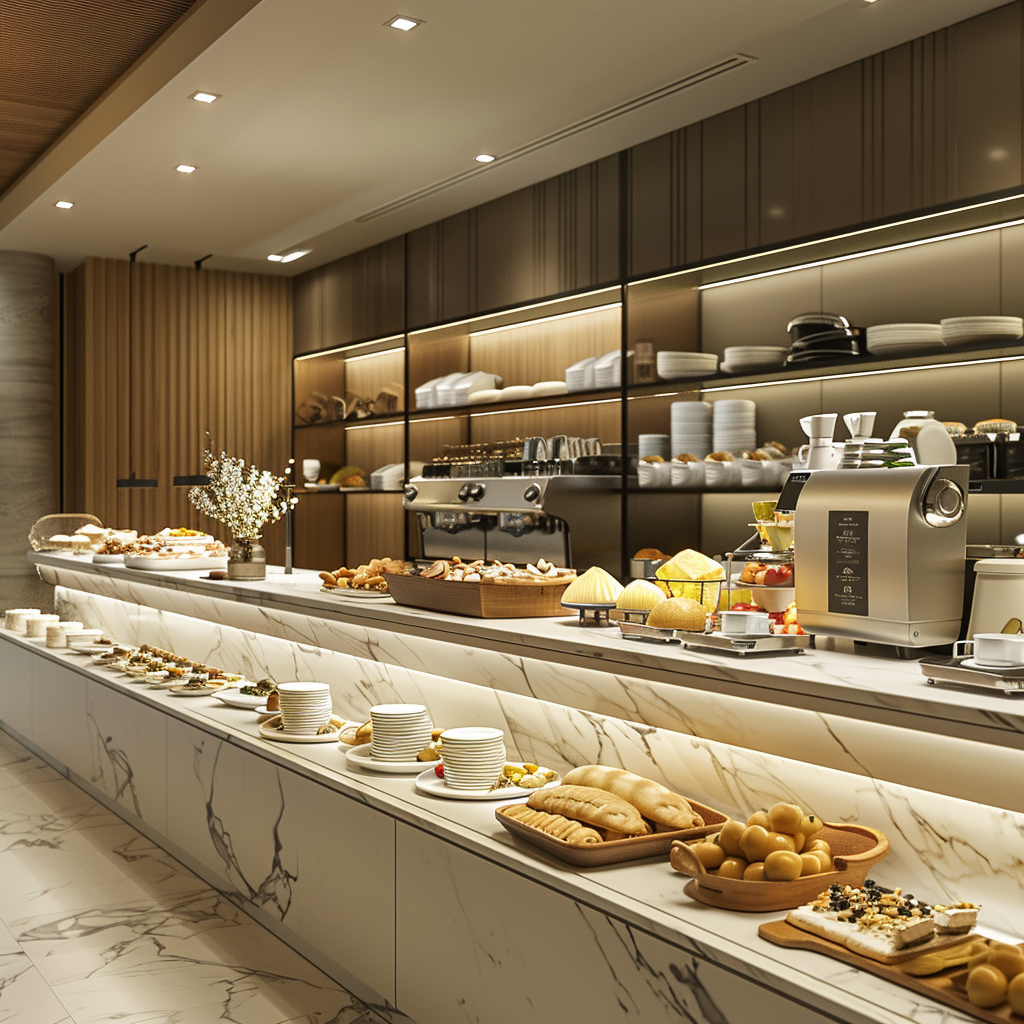 espace buffet petit dejeuner Tlemcen